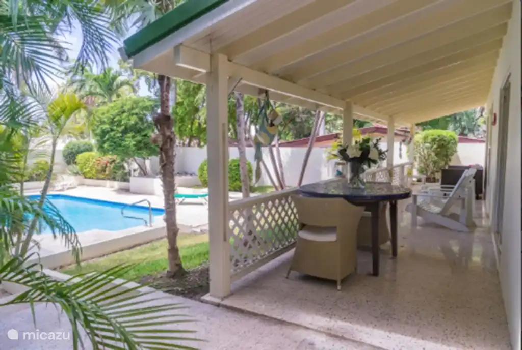 Porch where you can relax and recharge for new adventures on the island