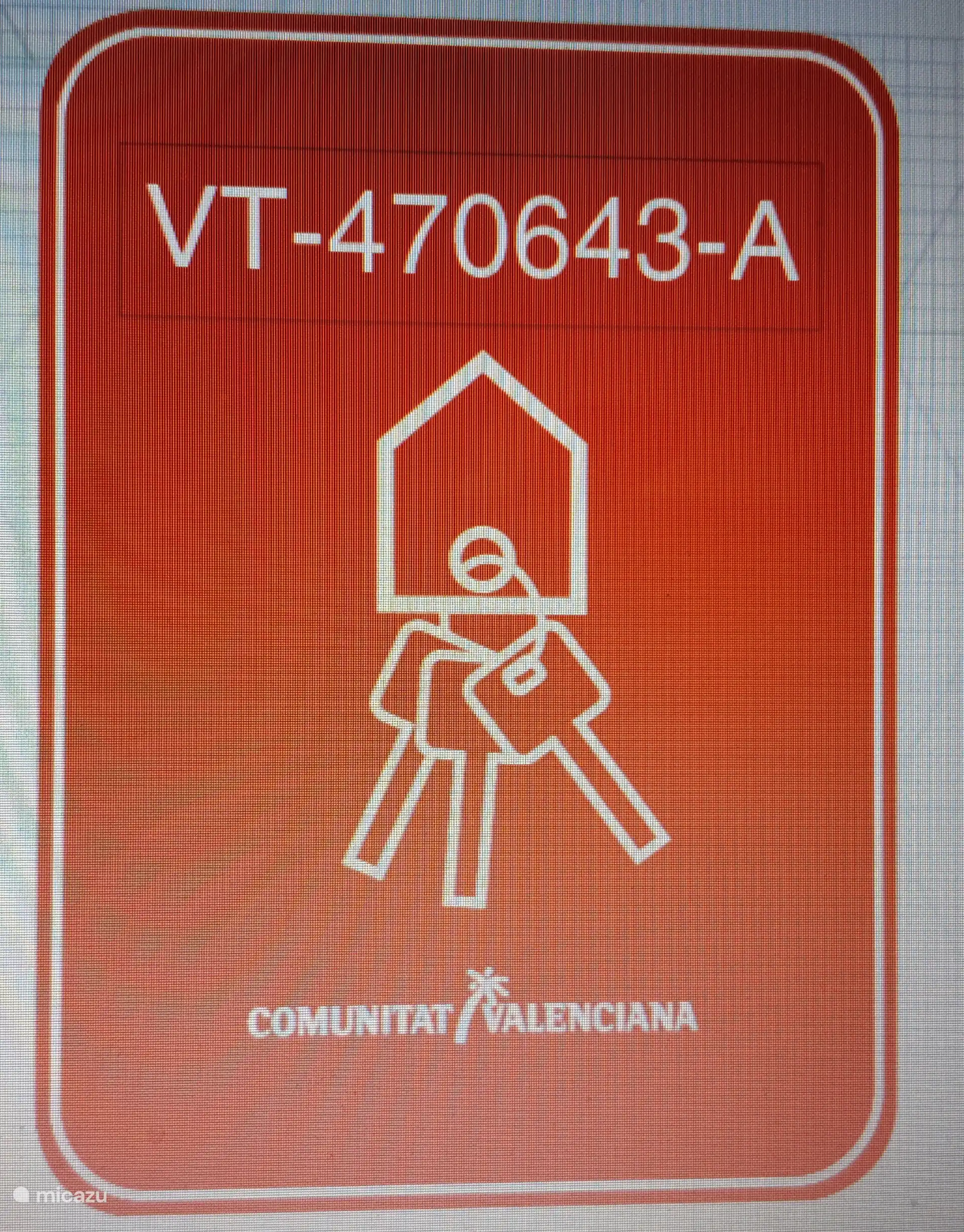 ... das Lizenznummer von Villa Holiday... Also legale Miete...!