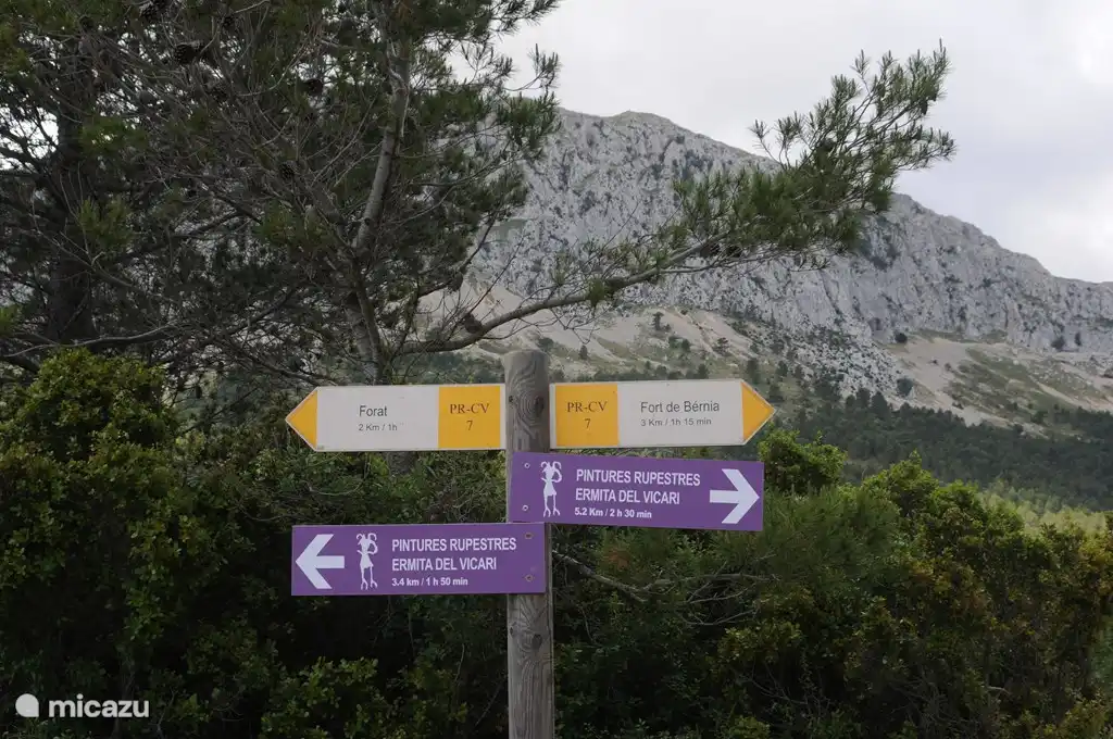Routes are usually well signposted.........