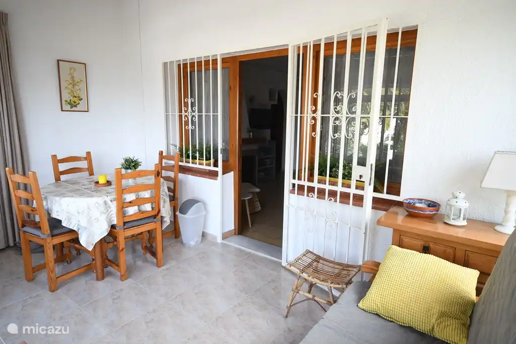 The naya also has its own seating area and is equipped with a mosquito screen