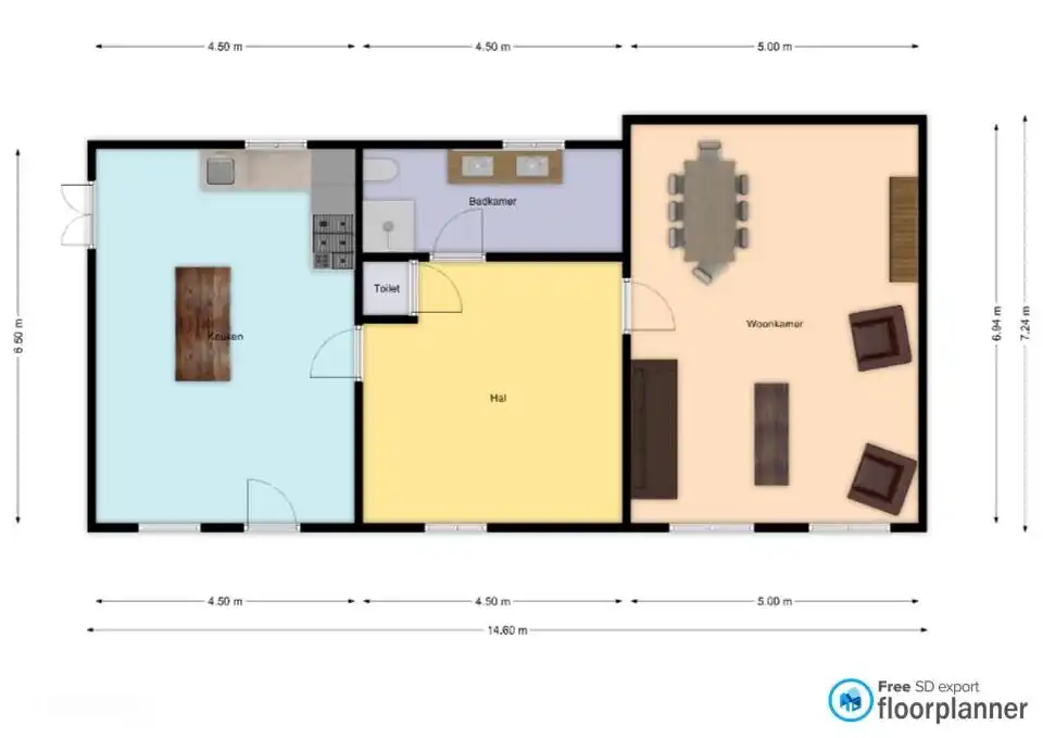 Erdgeschoss Ferme Blanche