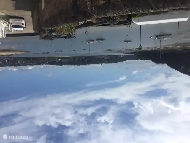 Zicht op de haven bij Le Dourduff-en-Mer.