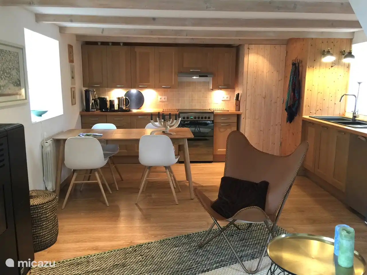 zicht vanaf de voordeur