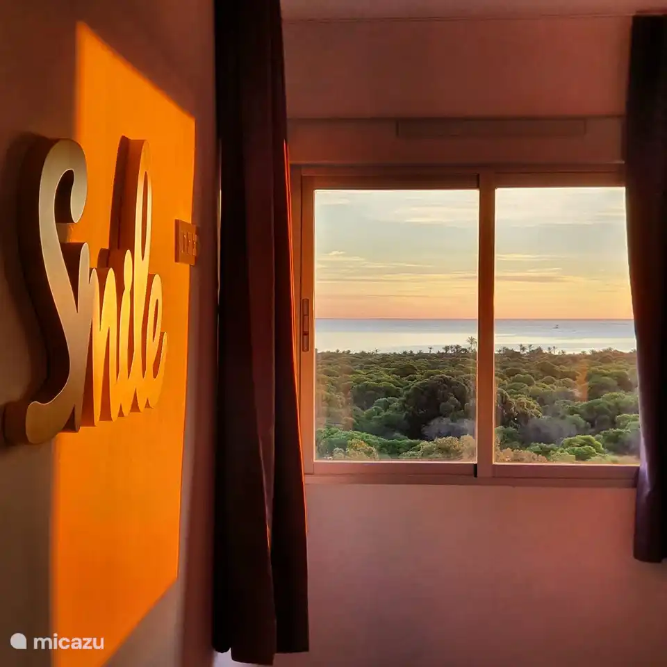 Blick aus dem Schlafzimmer