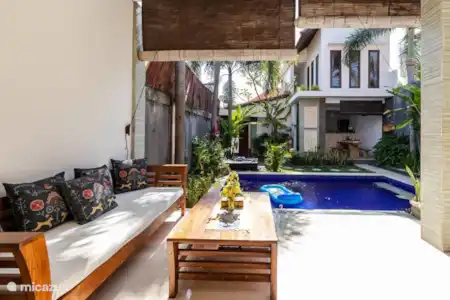 Vakantiehuis Indonesië, Bali, Seminyak villa Villa Almafi zit gedeelte