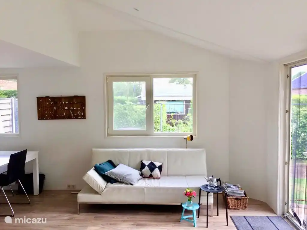 The living room with comfortable sofa