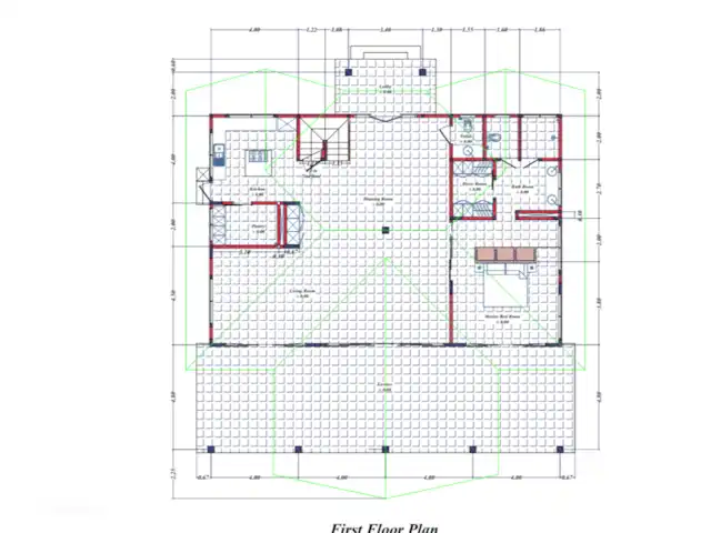 Villa Belvedere Bali en Indonesia, Bali, Lokapaksa - villa plano de planta planta baja