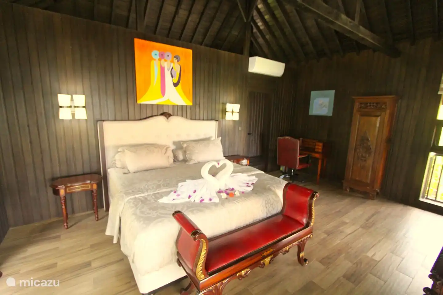 Neues Schlafzimmer (2023) im 2. Stock über den Personalunterkünften