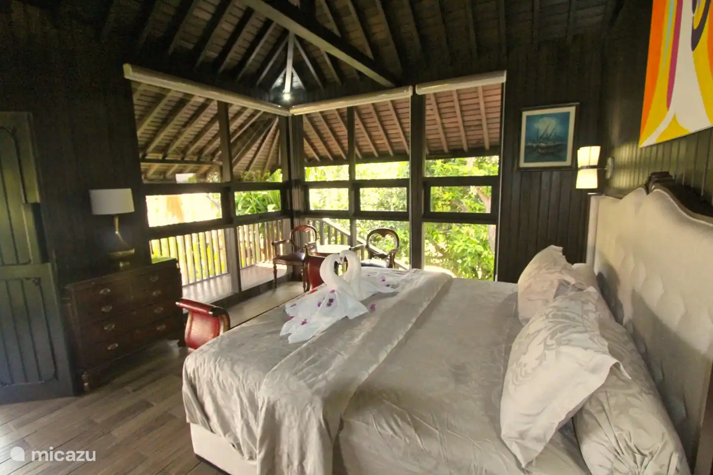 Neues Schlafzimmer (2023) im 2. Stock über den Personalunterkünften