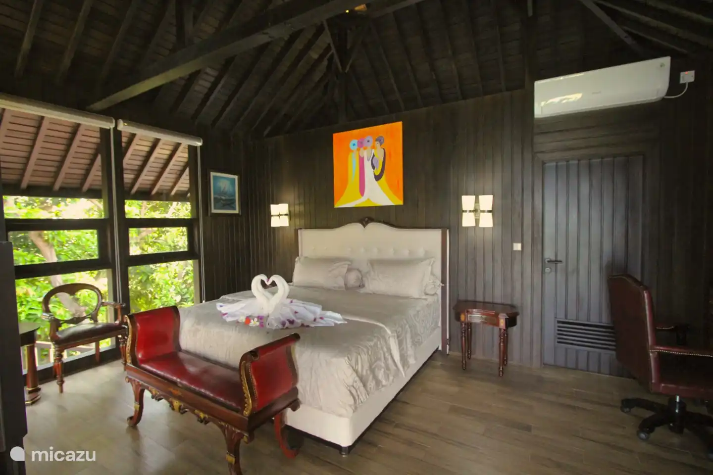 Neues Schlafzimmer (2023) im 2. Stock über den Personalunterkünften