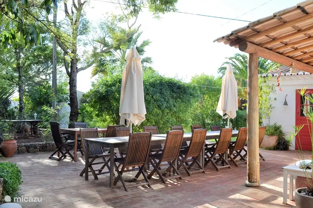 Genießen Sie Ihr Frühstück oder Abendessen in der Sonne auf der Terrasse des Monte Rosa.