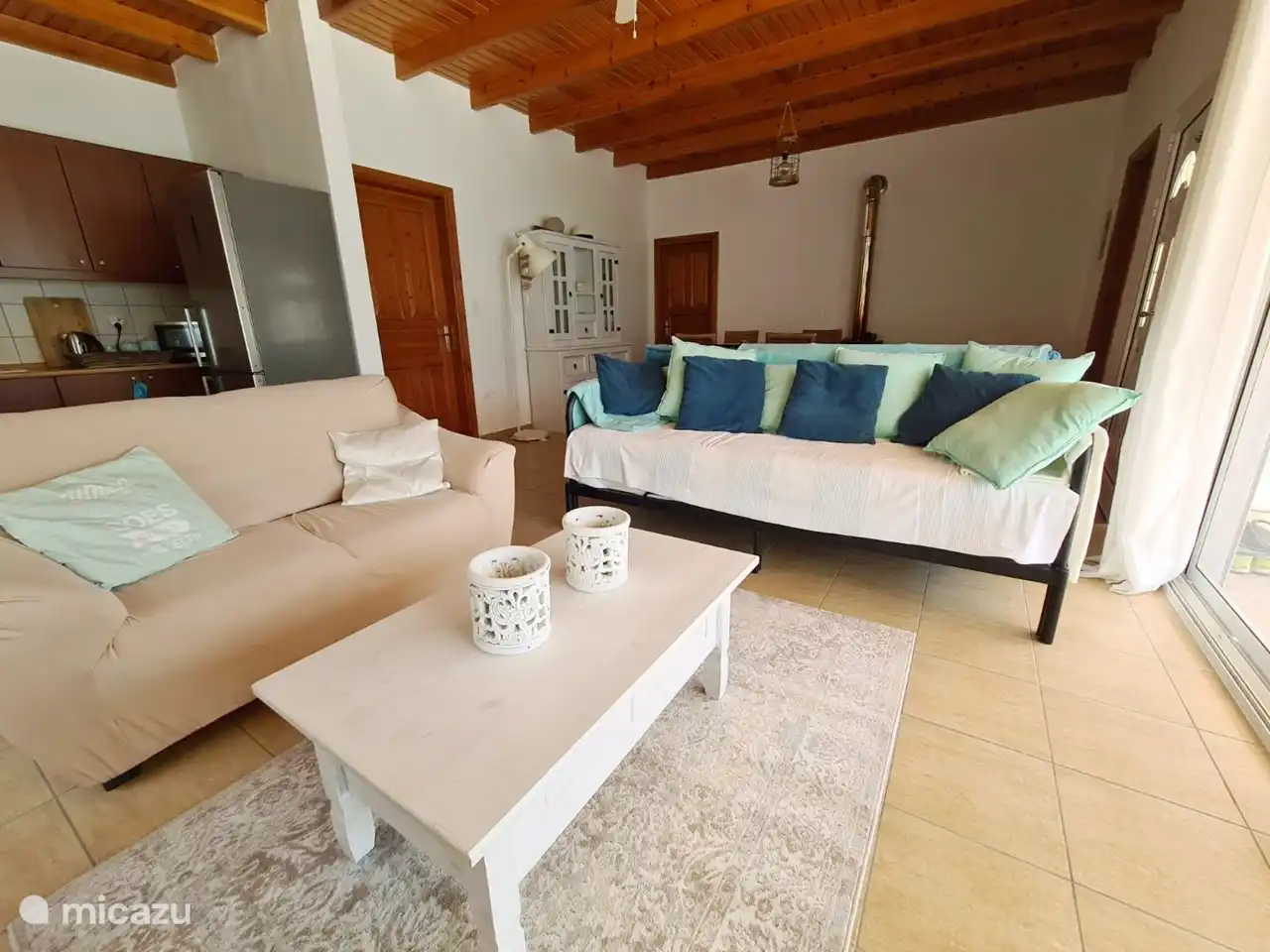 Zithoek met slaapbank