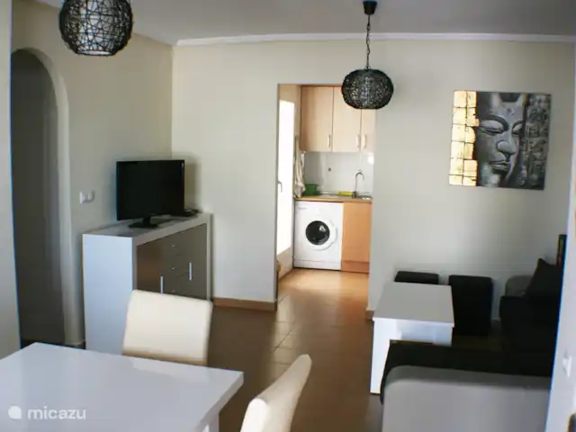 Location de Vacances Espagne, Costa Blanca, Torrevieja, maison mitoyenne - Altos de la Bahia Coin salon avec TV