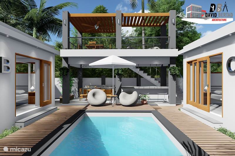 Vacation rental Curaçao, Curacao-Middle, Sint Michiel Studio Endless Ocean View Kalki Villa