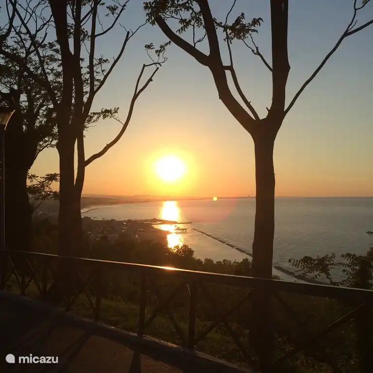 puesta de sol en Gabicce Monte - Parco San Bartolo