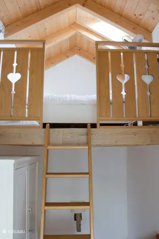 3rd Bedroom is in the loft as a loft bed.