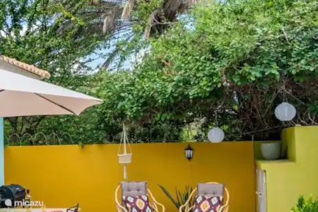 Vakantiehuis Curaçao, Banda Ariba (oost), Jan Thiel vakantiehuis Verborgen parel Jan Thiel Prive terras