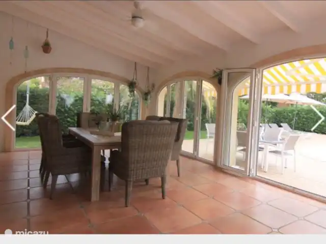 Villa Marina | Espagne, Costa Blanca, Jávea - villa Vaste véranda à la terrasse de la piscine