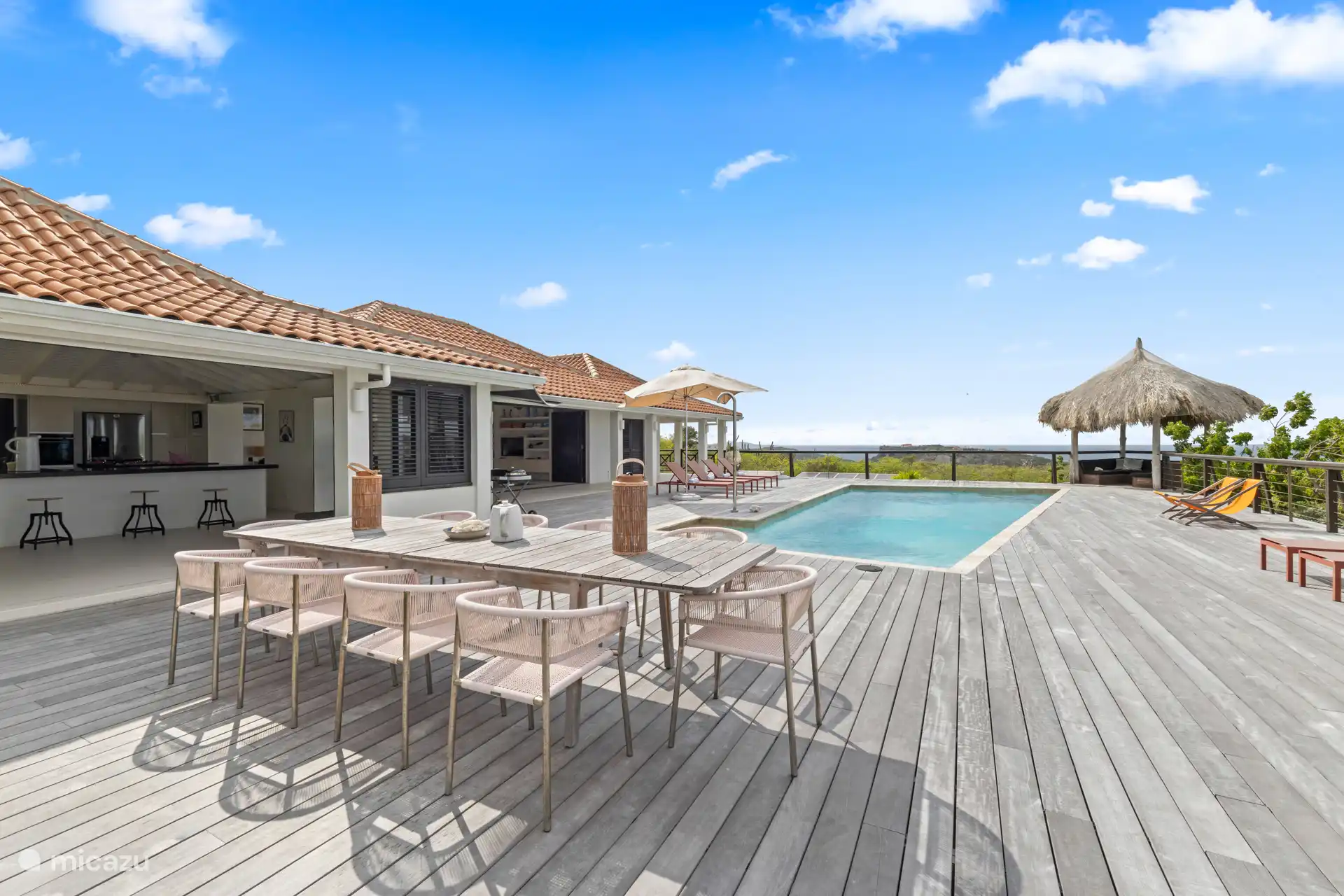 Genießen Sie die Natur, Innen und Außen gehen fließend ineinander über.