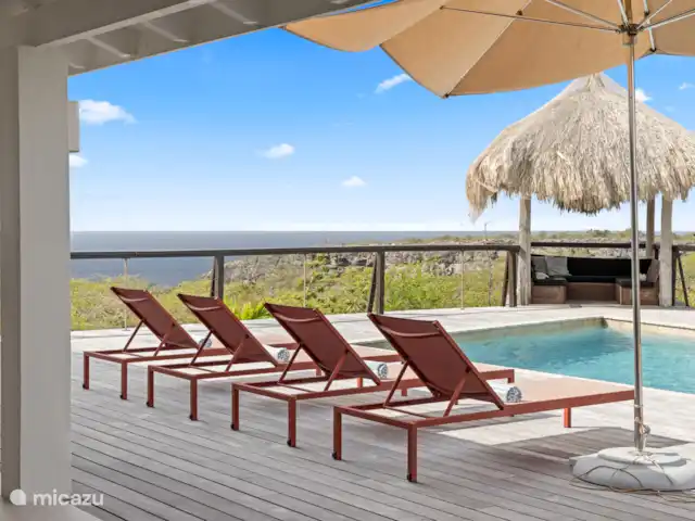 Villa Gran Vista | Curaçao, Banda Abou (ouest), Coral Estate, Rif St.Marie - villa Détendez-vous au bord d’une piscine privée avec une vue magnifique.
