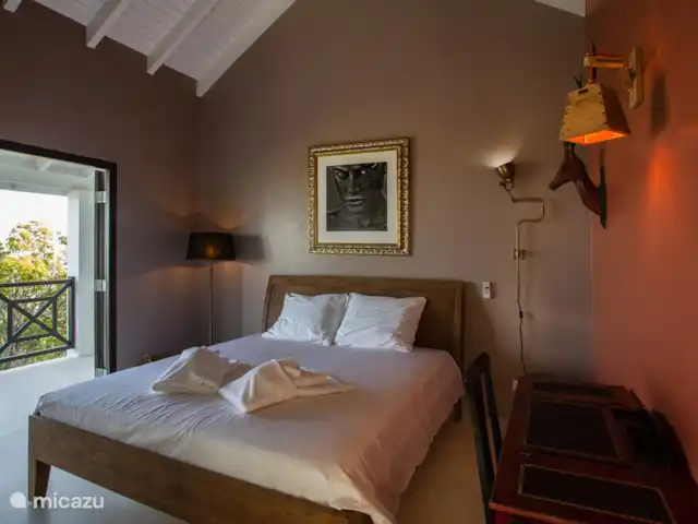 Villa Gran Vista | Curaçao, Banda Abou (ouest), Coral Estate, Rif St.Marie - villa Chambre 2 avec une salle de bain partagée.