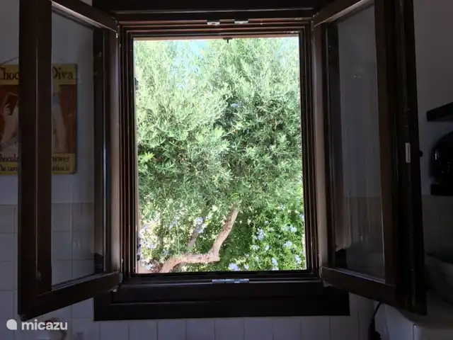 Villa Anna | Grèce, Crète, Kyrianna - villa fenêtre de la cuisine