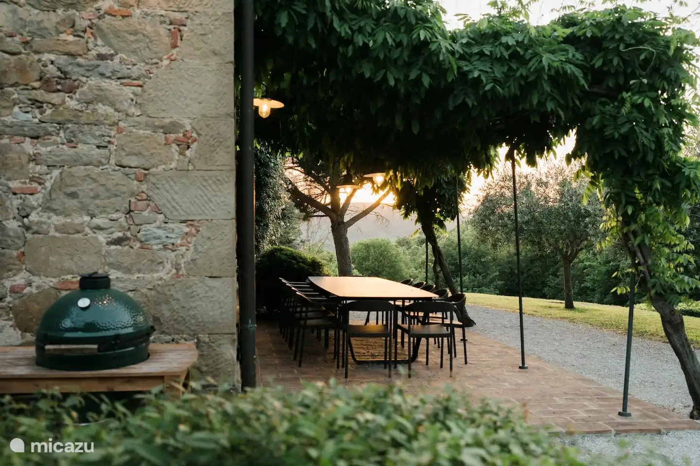Terrasse an der Küche Großes Greenegg