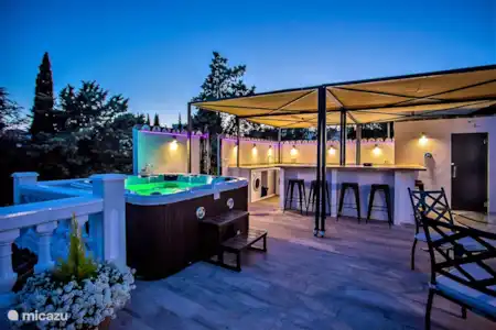 Vakantiehuis Spanje, Andalusië, Mijas villa Super de Luxe Villa met zwembad .