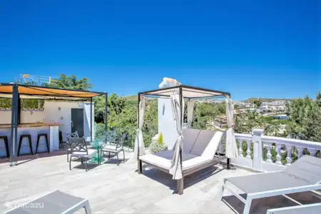 Vakantiehuis Spanje, Andalusië, Mijas villa Super de Luxe Villa met zwembad .
