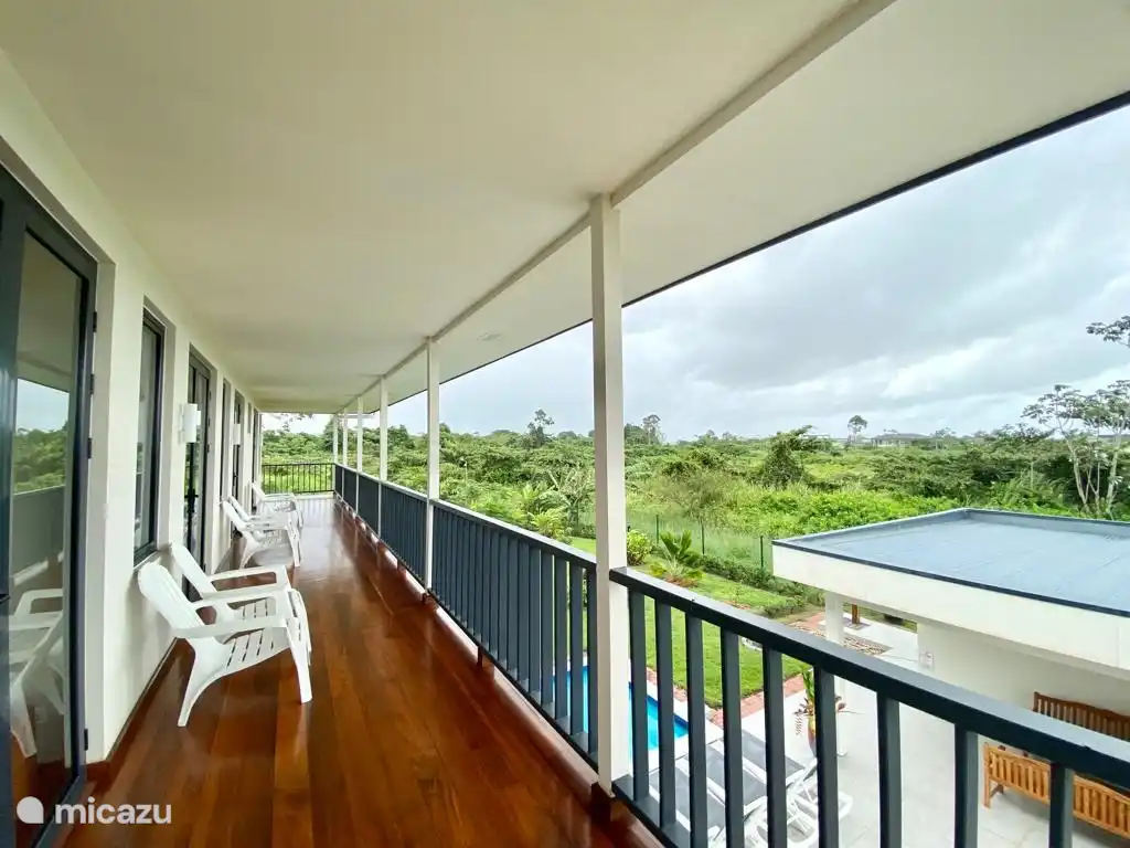 Veranda on the 1st floor with beautiful views