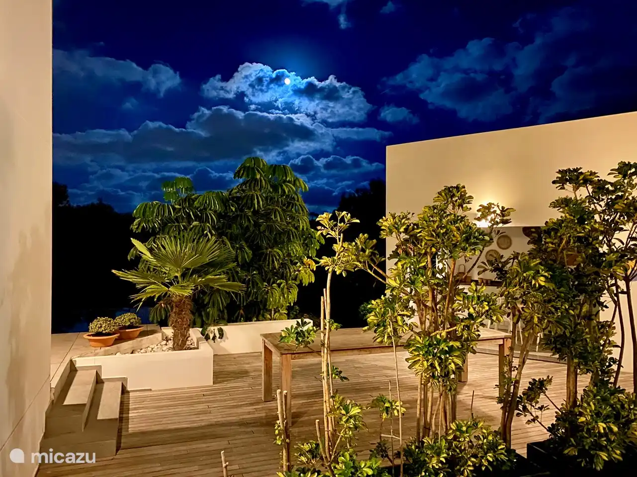 Casa Épica - Terrasse la nuit