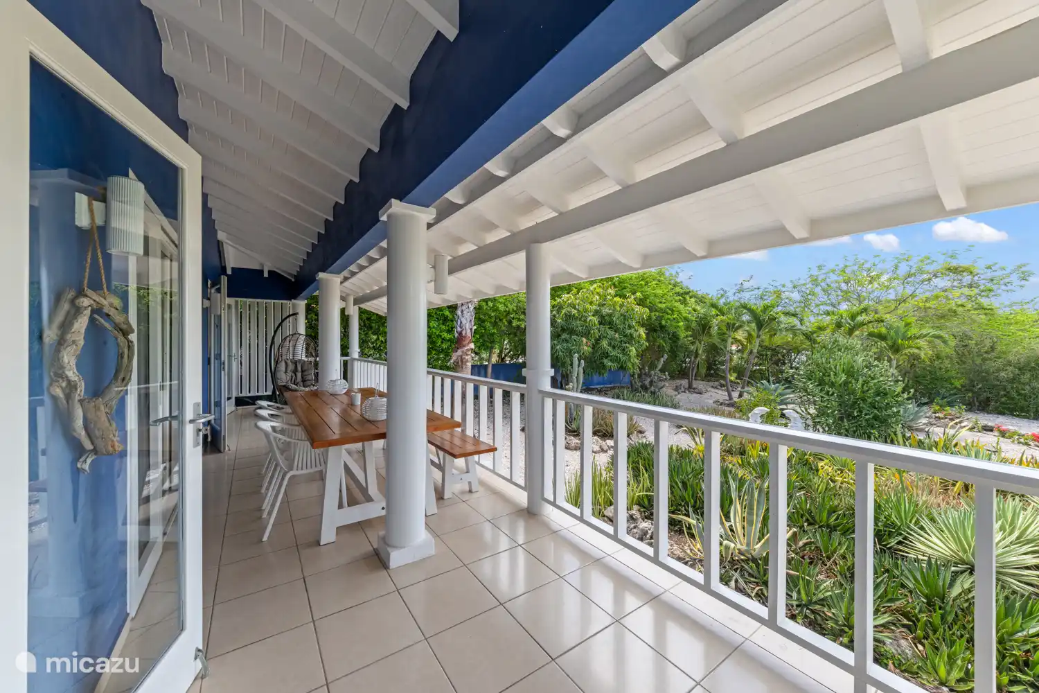 Schöne Veranda vor dem Haus