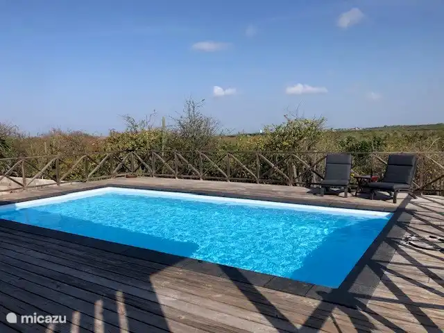 vue sur les vieux jardins de Curaçao