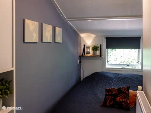 Huisje 78 in Drenthe huren in Nederland, Drenthe, Exloo - bungalow Overnacht in deze gezellige slaapkamer. De slaapkamer is voorzien van een comfortabel tweepersoonsbed.