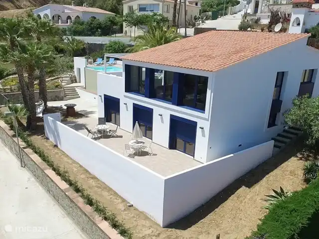 Location de Vacances Espagne, Costa Brava, Palamos, villa - Manuki Mas Costa Brava Villa Vue aérienne de l'est