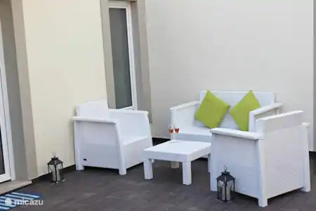 Vakantiehuis Portugal, Algarve, Quarteira vakantiehuis Vakantiehuis Pinto Lekker in de tuin zitten