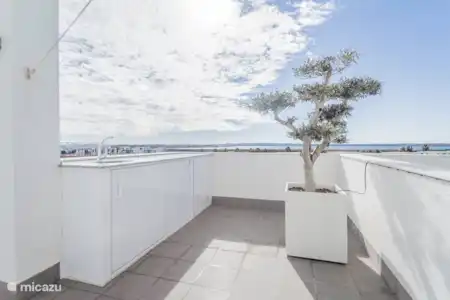 Vakantiehuis Spanje, Costa Blanca, Guardamar del Segura appartement Elatico24 uitzicht op het meer