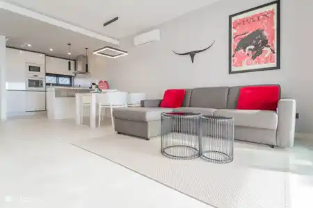 Vakantiehuis Spanje, Costa Blanca, Guardamar del Segura appartement Elatico24 living