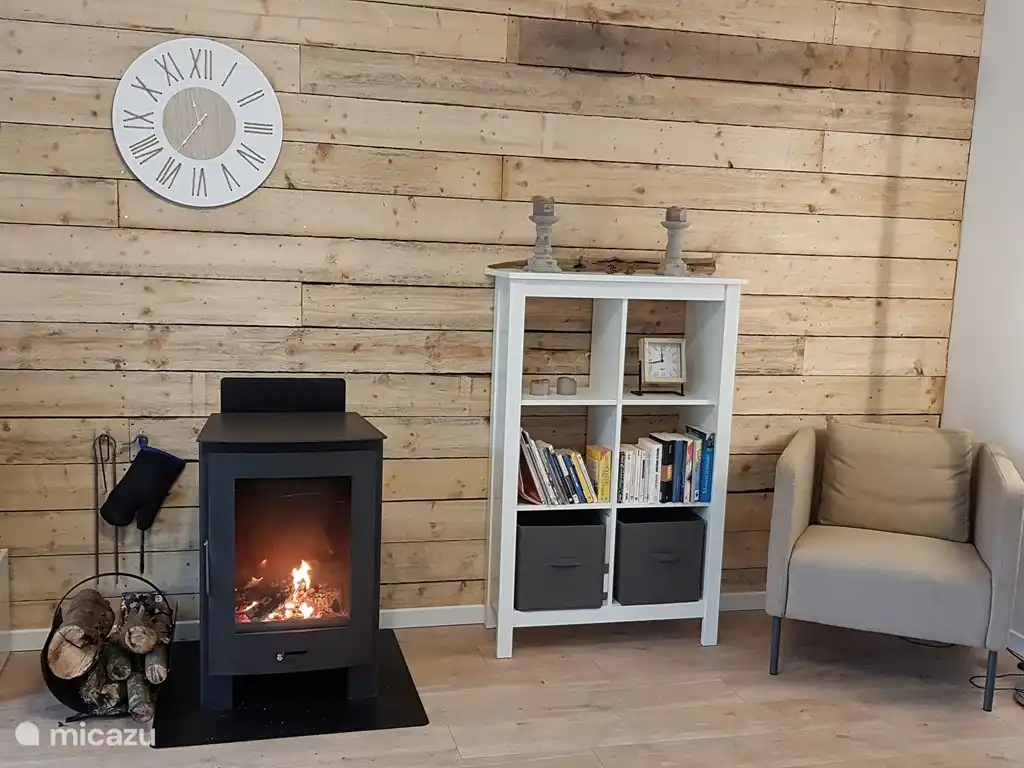 Estufa de leña nueva con leña gratis!