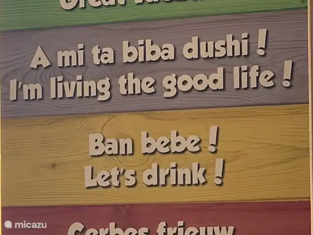 Casa Aruba | Aruba, Nord, Alto Vista - appartement On parle beaucoup d'anglais et de néerlandais à Aruba. Mais quelques mots de Papiemento c'est toujours sympa aussi.
