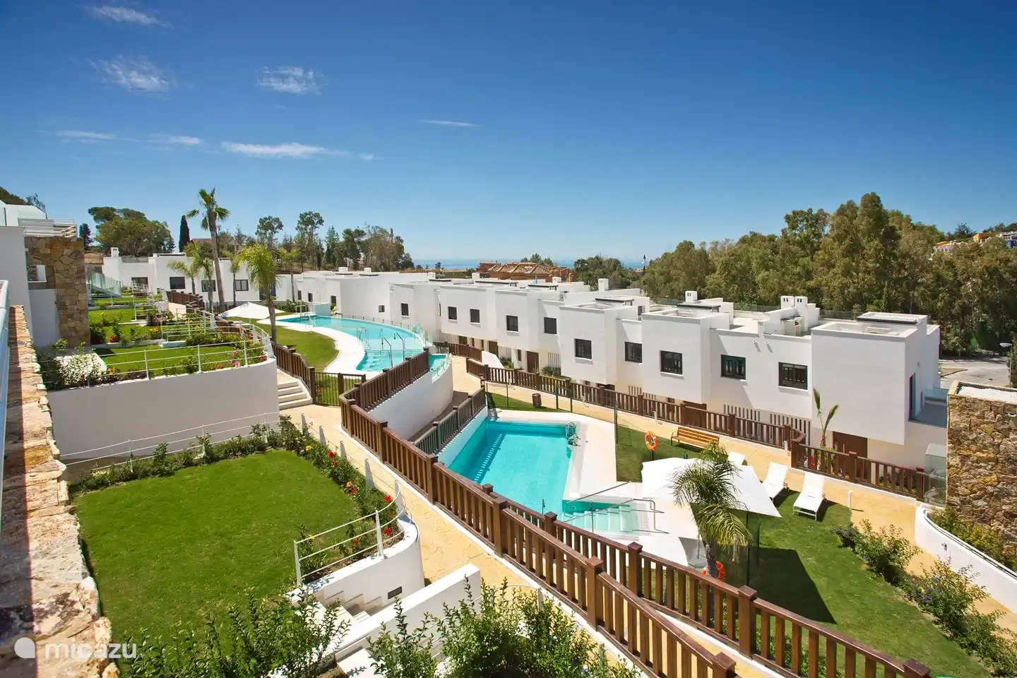 Vue de la terrasse de la chambre parentale