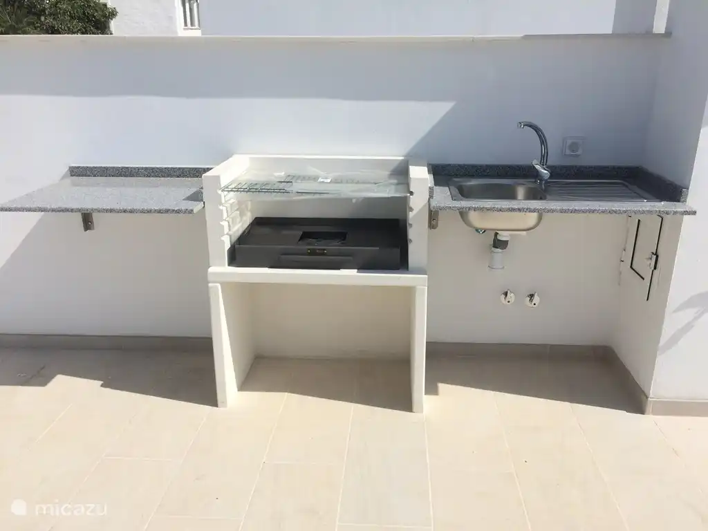 Cuisine extérieure sur toit terrasse