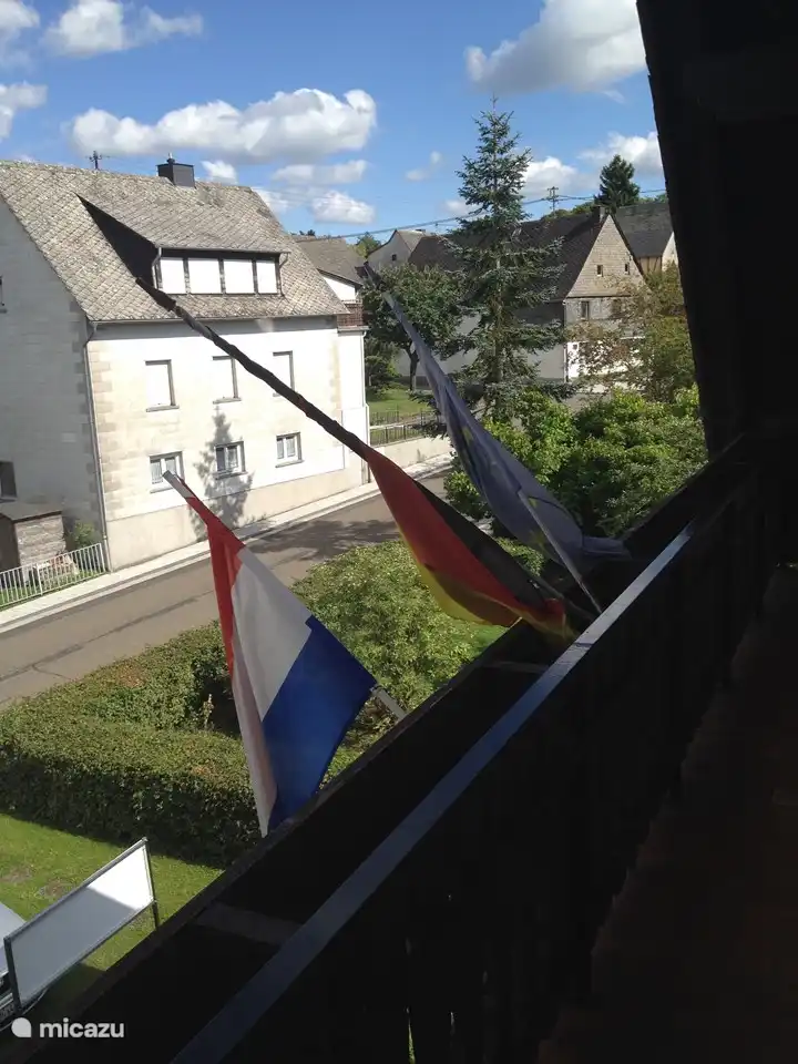 Vista desde el balcón al frente