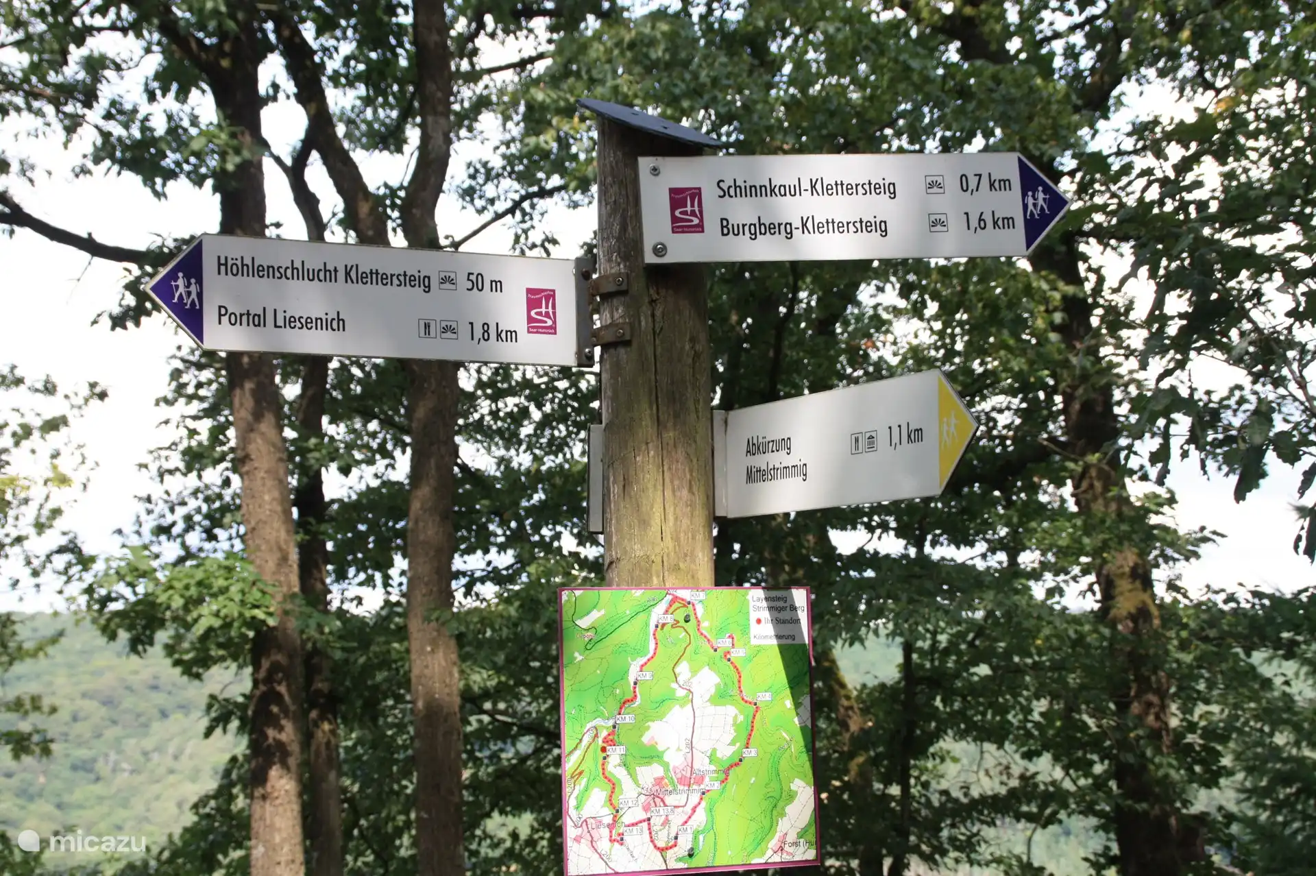 Muchas rutas de senderismo