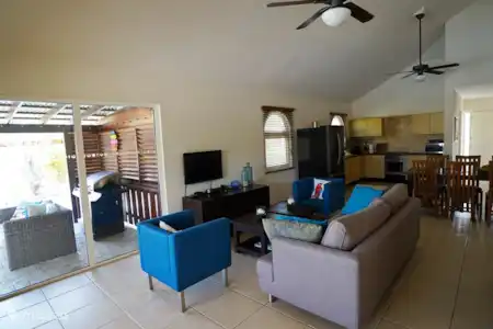 Vakantiehuis Aruba, Noord, Noord villa Luxe vakantievilla BibaBon ruime woomkamer