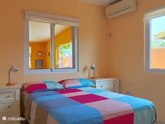 Cas Trupial - Villa con piscina en Aruba, Paradera, Paradera - villa Tercer dormitorio con cama de matrimonio (1,40)