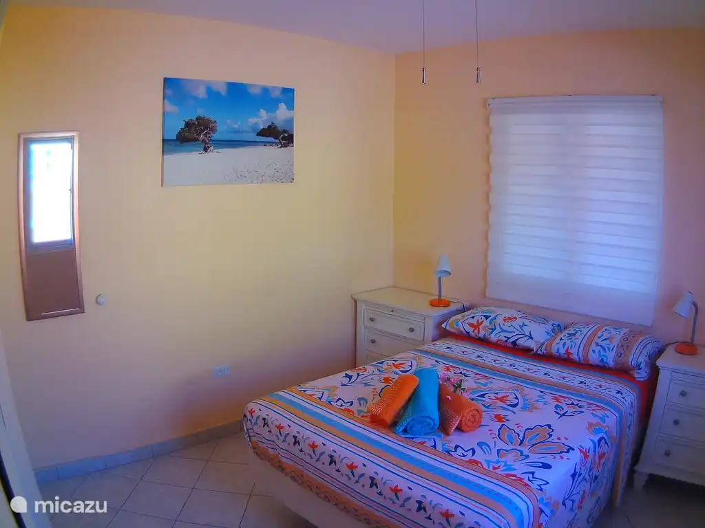 Derde slaapkamer met fullsize bed (1,40)