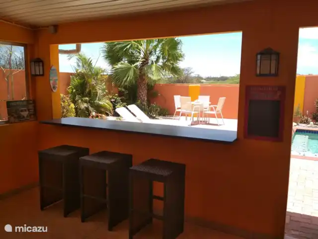 Cas Trupial - Villa con piscina en Aruba, Paradera, Paradera - villa Bar