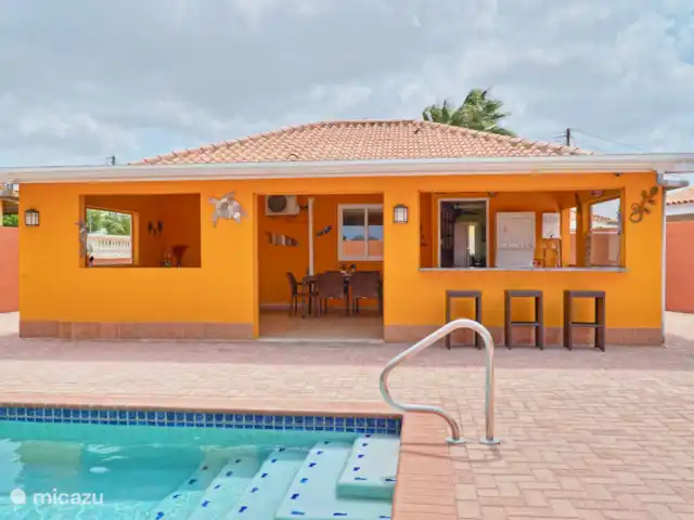 Cas Trupial - Villa con piscina en Aruba, Paradera, Paradera - villa Piscina con terraza cubierta