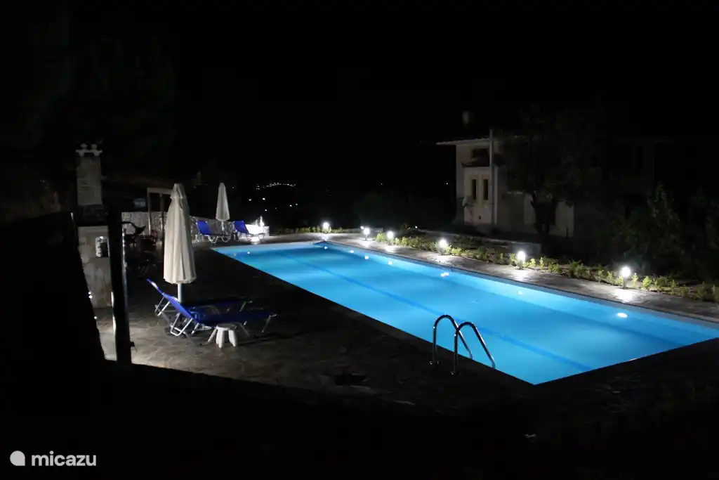 Pool at night